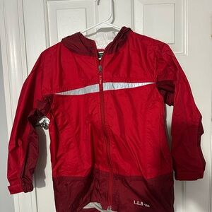 L.L. Bean Red Nylon Jacket